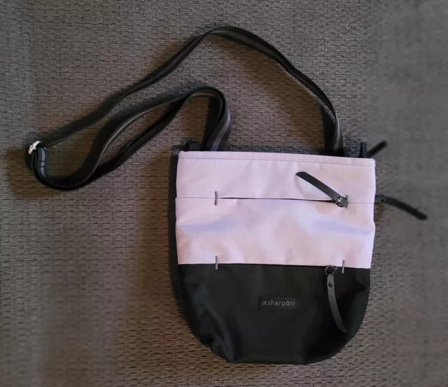 Sherpani Essentials Collection RFID Sadie Crossbody Bag - Lavender and Black