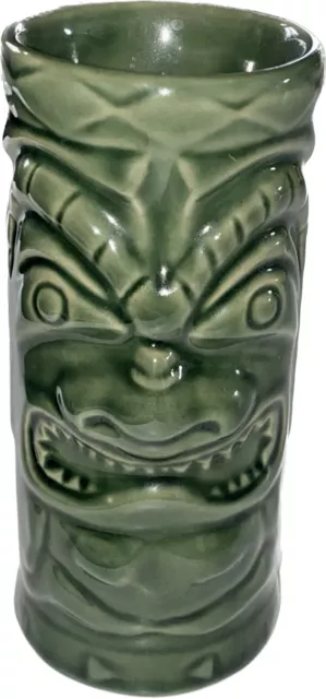 Tiki LEILANI Hawaiian / Polynesia Tumbler Mug Vase Accoutrements 2001 Ceramic
