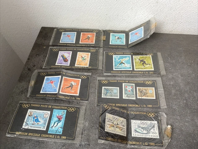1966 - Paraguay Bloc n° 55 muestra - Jeux Olympiques d'hiver - 1968