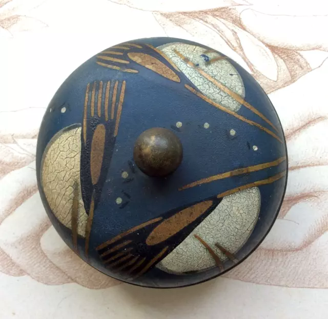 Antica Cofanetto Cartone Bollito Art Deco 1930