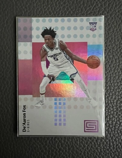 2017-18 Panini Status De'Aaron Fox #148 RC Rookie Sacramento Kings NM Condition