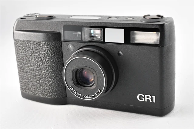 *LCD Works! Near MINT* Ricoh GR1 Black Point & Shoot 35mm Film Camera From JAPAN