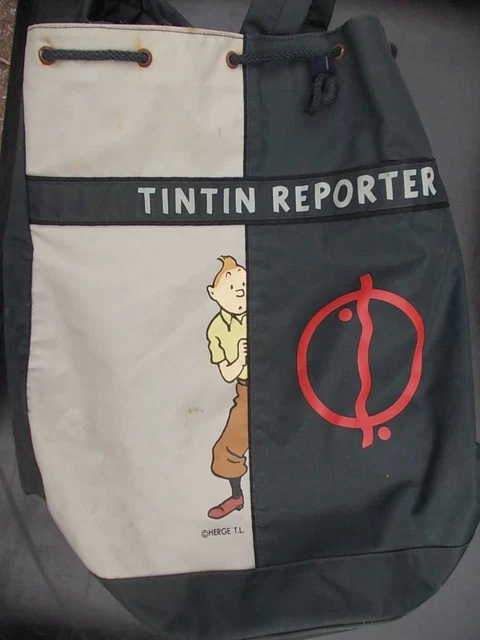 Sac à Dos Tintin Hergé 2010 - Bleu Toile - Adulte Unisexe - Très Bon état