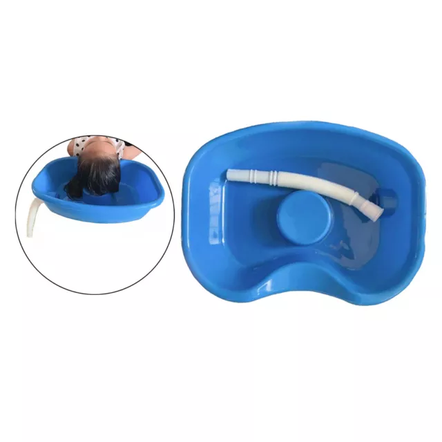 In Bed Plastic Shampoo Basin Home Hair Washing Tub Tray for Children Elderly