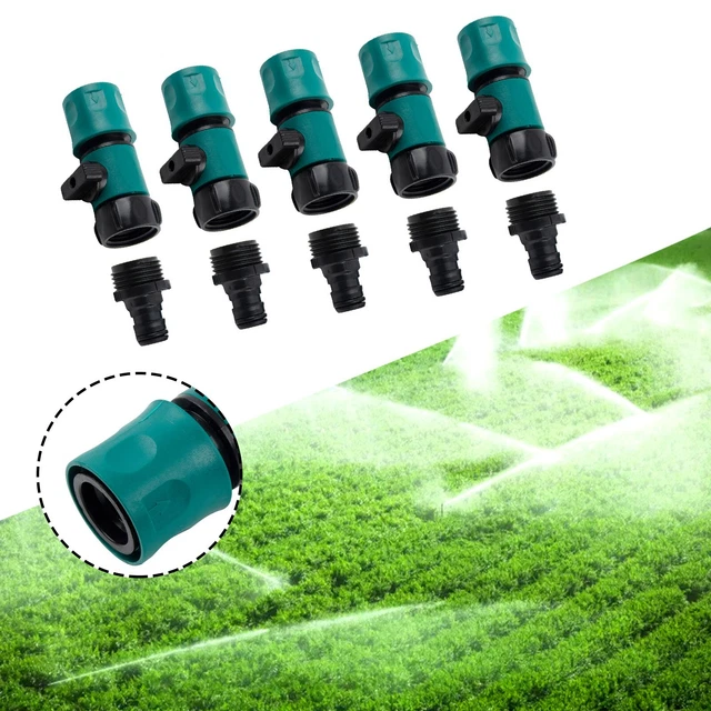 KIT 5pz ATTACCHI RAPIDI RACCORDI ARIA SGANCIO RAPIDO 1/4&quot