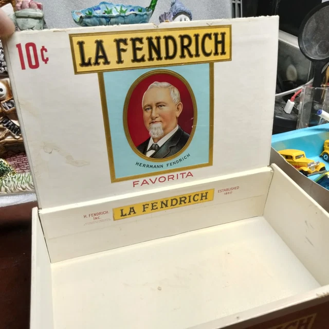 La Fendrich Cigar Box Antique Vintage Cigar Box