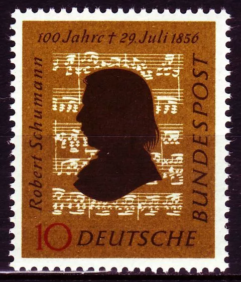 Germany Bund BRD 1956 ** Mi.234 Komponist Composer | Robert Schumann