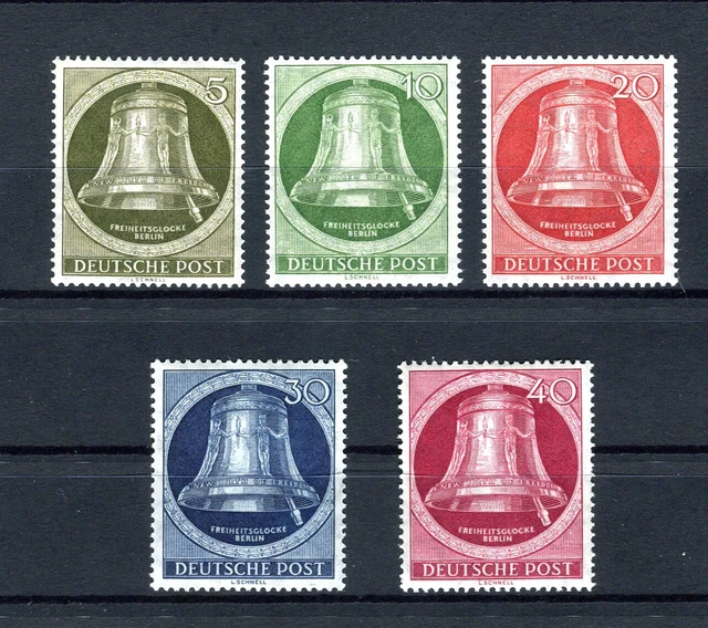 Berlin 82 - 86  Freiheitsglocke Klöppel Rechts Satz postfrisch (8235)