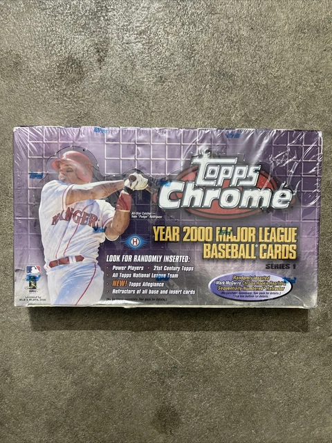 2000 Topps Chrome MLB Baseball Series 1 Hobby Box Sealed 24 Packs