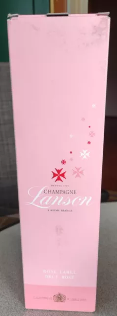 Lanson Rose Label Champagner in Geschenkverpackung