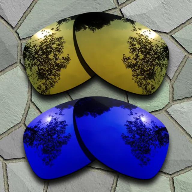 US Yellow Golden&Violet Blue Polarized Lenses Replacement For-Oakley Dispatch 2