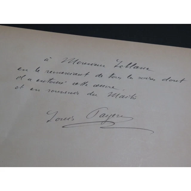 MASSENET Jules Cléopâtre Dédicace L. Payen Opéra Chant Piano 1914 3