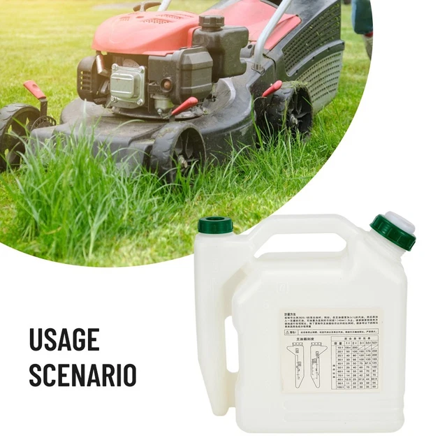 2 STROKE LAWN Mower Part 5L Fuel Mixing Bottle Versatile and Convenient
