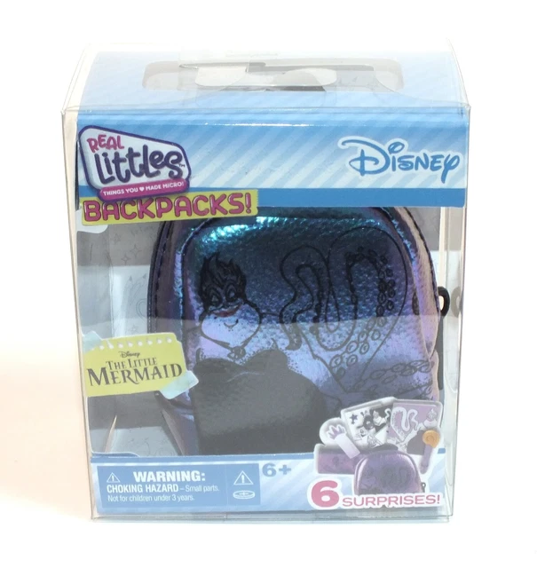 DISNEY REAL LITTLES Backpacks The Little Mermaid Villain Ursula Purple