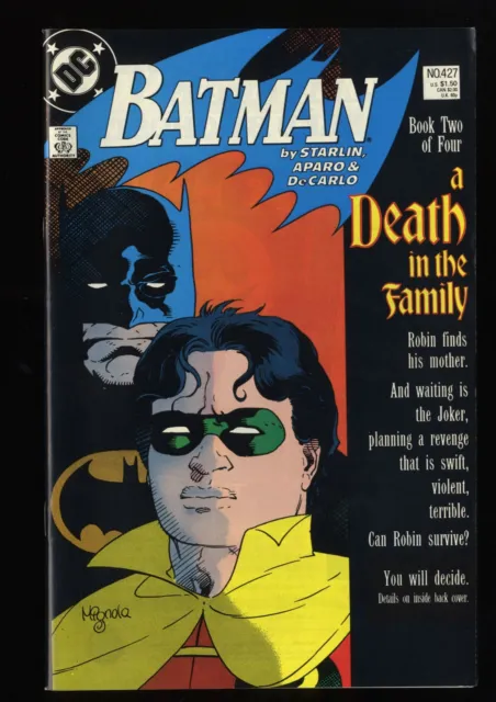 Batman #427 NM 9.4 Death in the Family Part Two! DC Comics 1988