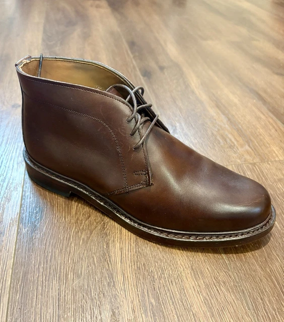 ALLEN EDMONDS OSTENDO Jodhpur Boots 7 EEE Brown Leather Monk  display picture 3