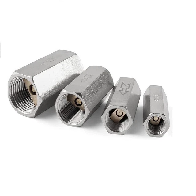 Valvola Di Non Ritorno Pneumatica – Connettore Unidirezionale Con Raccordo Rapido Per Tubo OD 4mm, 6mm, 8mm, 10mm, 12mm (Modello: SPV-4)