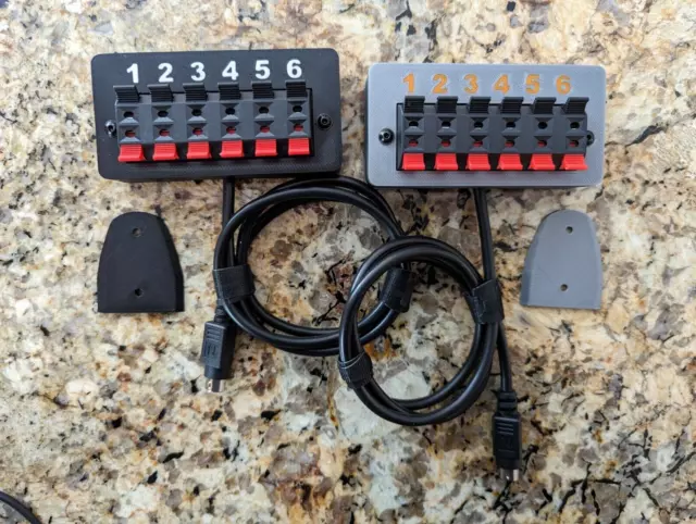 Neptune Apex Breakout Box Push Terminal  Hidden Mounting Many Colors Available