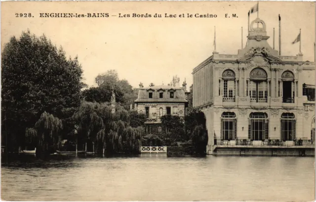 CPA Enghien Les Bords du Lac et le Casino (1317116)