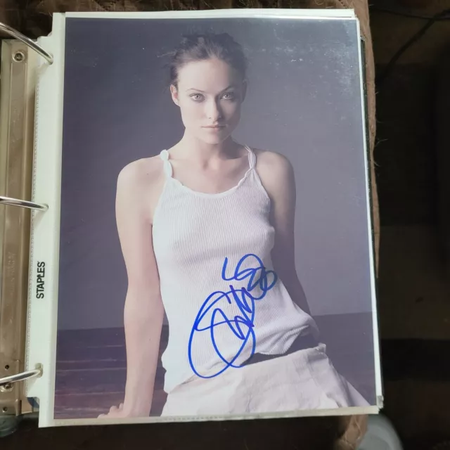 Olivia Wilde Hand Signed Authentic autographed 8x10" L@@K!