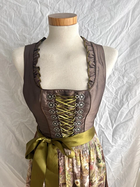 Mädchen Dirndl Set 2-teilig - Original Bayerische Tracht Fürs Oktoberfest