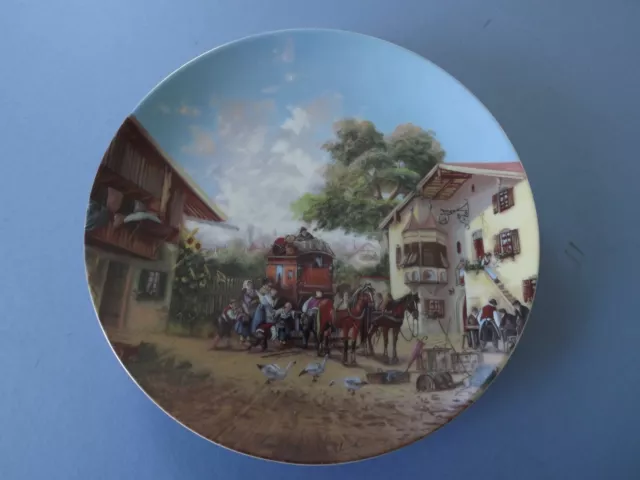 Seltmann Weiden Idyllic Village Life Collector Plate Christian Luckel
