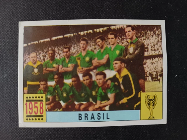 Vignette Panini MEXICO 70 Brasil 1958 PELE REC