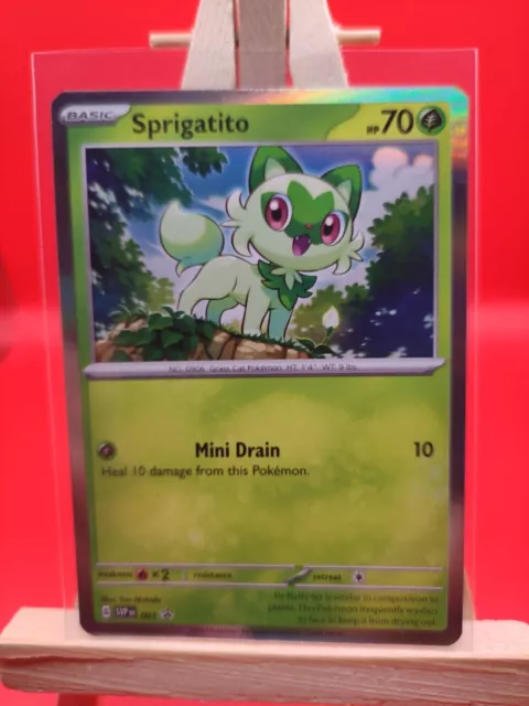 Sprigatito SVP001 Scarlet & Violet Holo Rare Promo Pokemon Card * New *