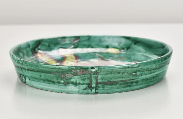 ITALIAN ART POTTERY Bowl Dish Mid Century Modern Irene Kowaliska Style ...