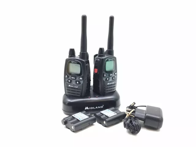 2 Couples Walkie Talkie Midland G7 Pro+ Chargers And Batteries, Walkies Used