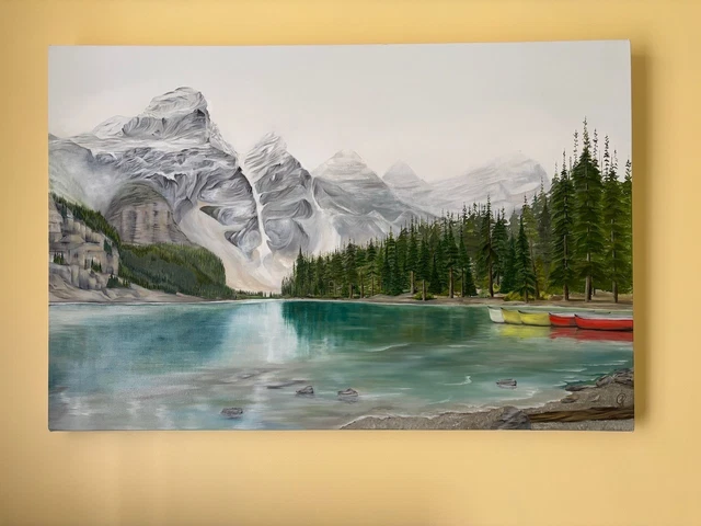 油彩画　『Canada Lake Louise』 6746700.jpg?format=1500w