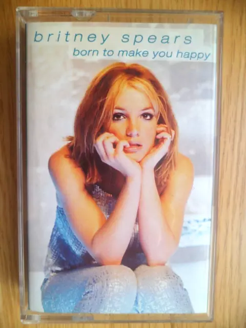 Cassingle Britney Spears ~ Born To Make You Happy~ Jive-1999 ~Unplayed Pristine!