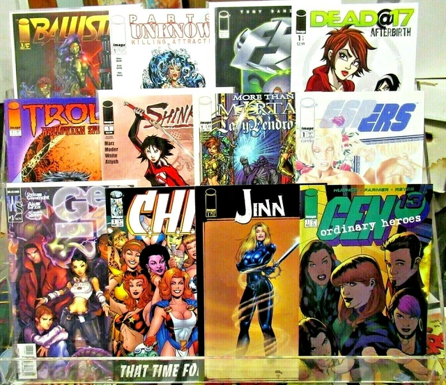 IMAGE COMICS #1 LOT (12) Gen13 BALLISTIC Troll SEXY BABES GGA #1 Comic Books