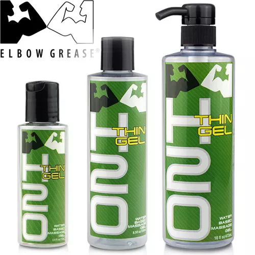 Elbow Grease H2O Thin Gel | Water Based Vaginal, Anal, Sex Lube/Lubricant