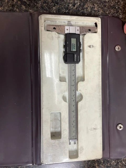 USED MITUTOYO DIGITAL Depth 0-6" Gauge MICROMETER 571-211-50 (QUI000868