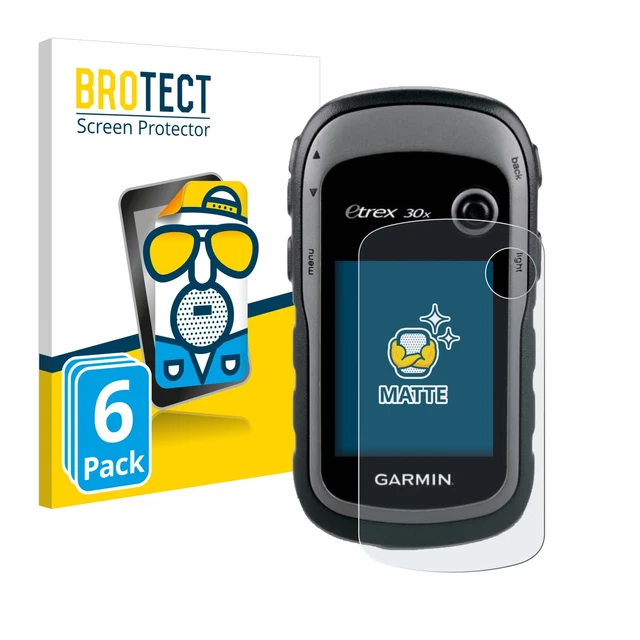 6x Antiriflesso Pellicola Protettiva Opaca per Garmin eTrex 30x Protezione