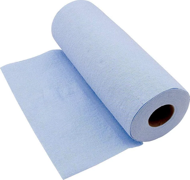 Allstar Shop Towels - 11 x 9-1/2 in - Paper - Blue - Set of 60 ALL12006