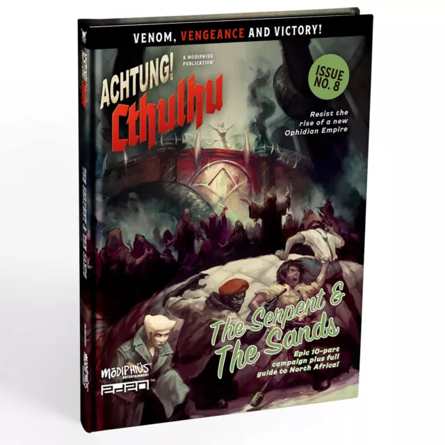 Modiphius Achtung! Cthulhu 2d20: Serpent and The Sands - Expansion H (US IMPORT)