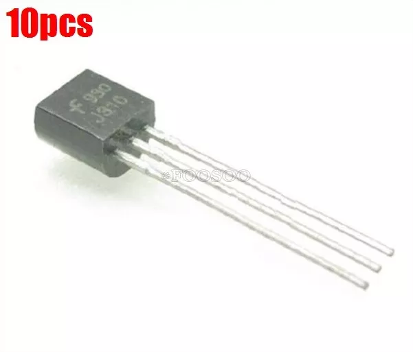 10Pcs J310 Transistor Fairchild/On/Mot TO-92 pg