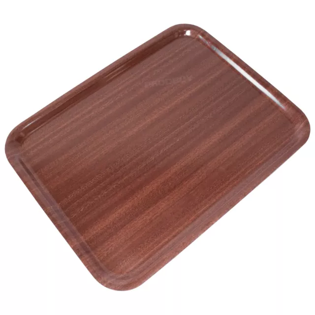 Mahogany Tuffwood Extra Large 19" Food Serving Tray Cafeteria Canteen Pub Cafe