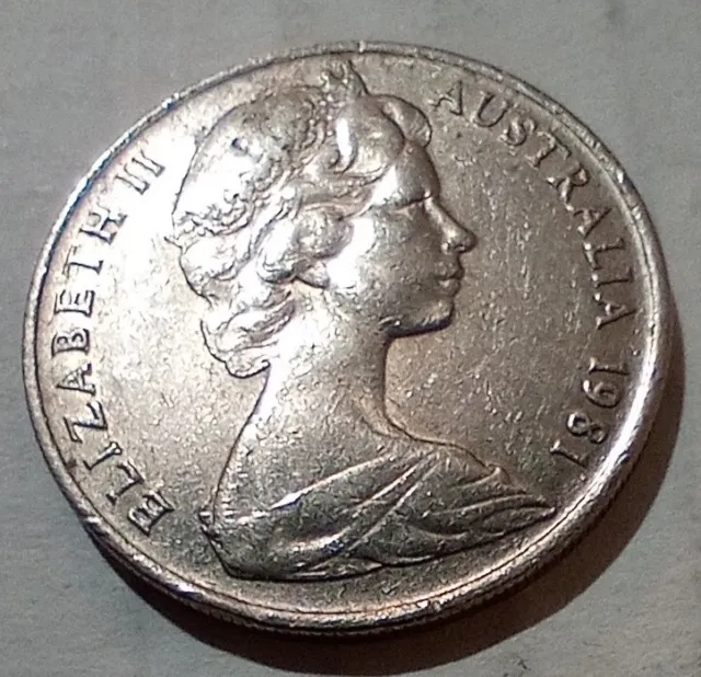 10 Cents 1981 Australia Coin Superb Lyrebird