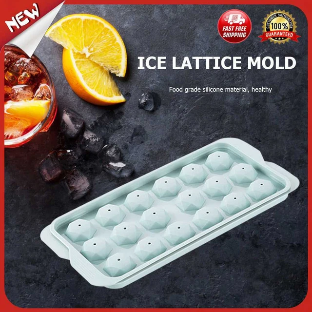 es Creative Food Grade Mold PP Ice Cube Makers for Home Kitchen Tool (Blue Conic