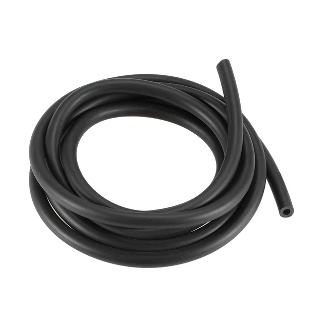 Black Line Hose Tube 3mm(1/8") ID x 6mm(15/64") OD 5ft 1.5M Water Hose