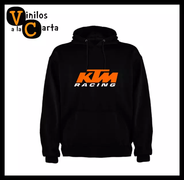 Sudadera capucha KTM RACING moto coche Hombre Niño Roly