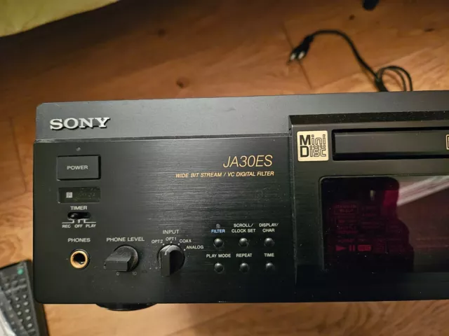 SONY MINIDISK deck MDS-JA30ES 2