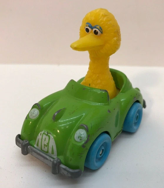 VINTAGE 1983 PLAYSKOOL Sesame Street BIG BIRD DieCast Car Figure Toy