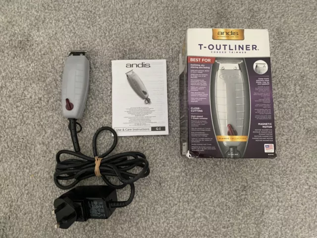 Andis T-Outliner Trimmer Uk Pug (Read The Description)