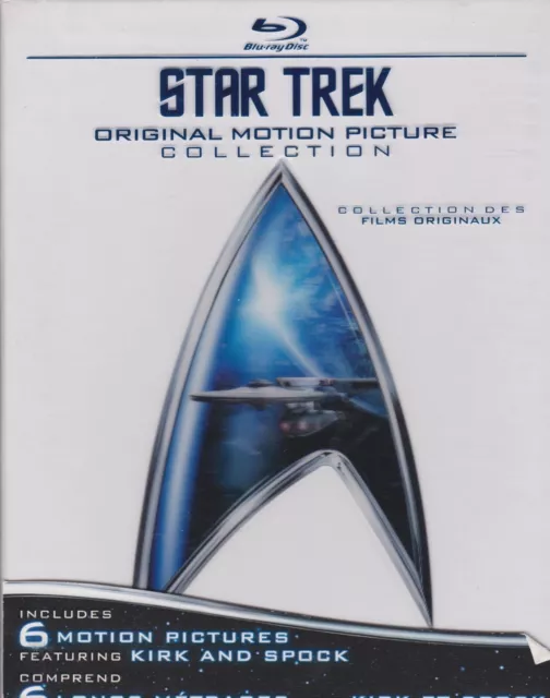 STAR TREK ORIGINAL MOTION PICTURE COLLECTION BLURAY BOX SET with Leonard Nimoy