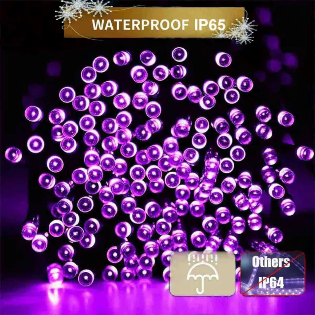 LED Solar String Light Lights Waterproof Outdoor Christmas Garden Party Decor