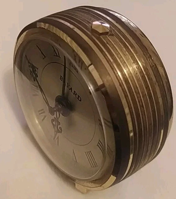 Réveil De Voyage Vintage Europa 7 Bijoux - Vert écume De Mer - Mécanique à Remontoir - Allemagne